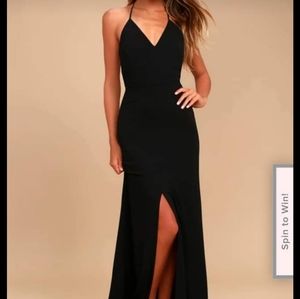Black formal dress